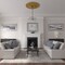 Ekena Millwork Galveston Ceiling Medallion (Fits Canopies up to 5 7/8"), 51"OD x 3 5/8"ID x 3 3/8"P, Pharaohs Gold CM51GLPGS - alternate 4